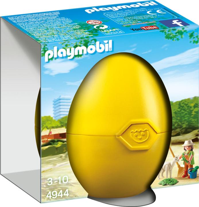 Playmobil Tierpflegerin mit Alpaka (4944, Playmobil City Life)