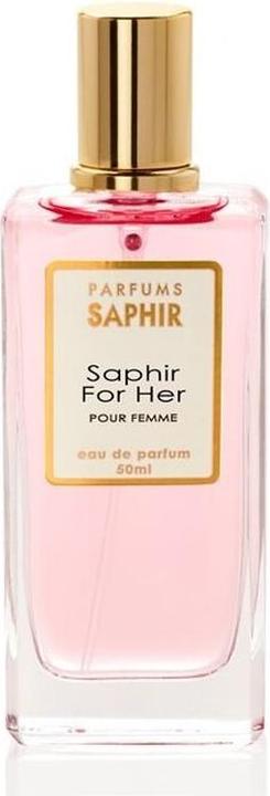 Actual product image Saphir For Her Women EDP 50ml (Eau de parfum, 50 ml)
