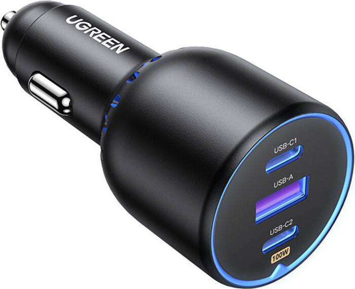 Produktbild Ugreen Fast Car Charger 130W 90413 2xUSB-C PD+USB-A