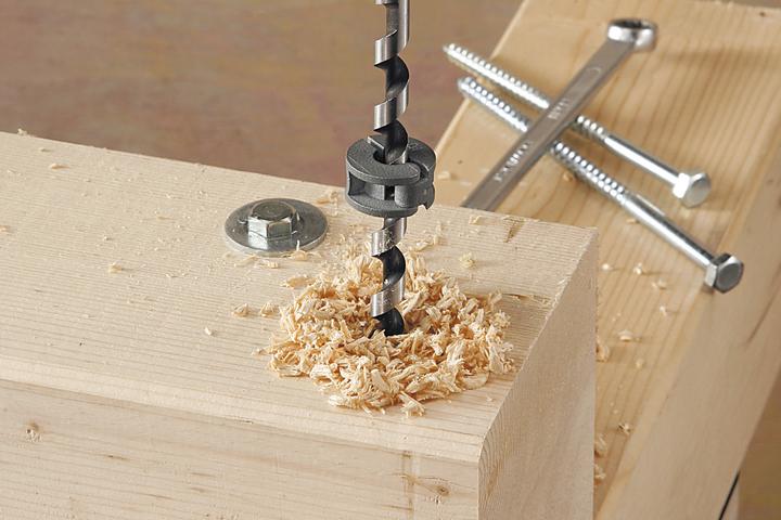 Produktbild wolfcraft wolfcraft 1 Univ.-Tiefenstopp-Set 3-tlg. ø6,8,10mm (6, 8, 10 mm)