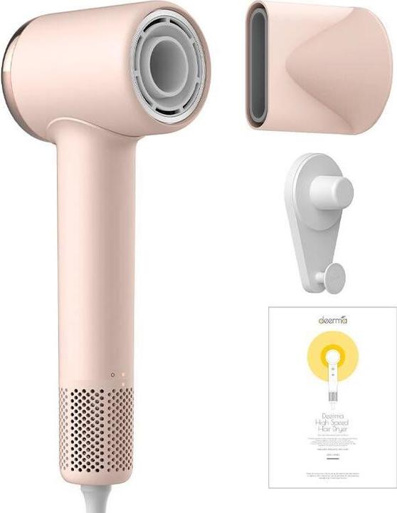 Produktbild Deerma Fén na vlasy DEM-CF50W (růžový)