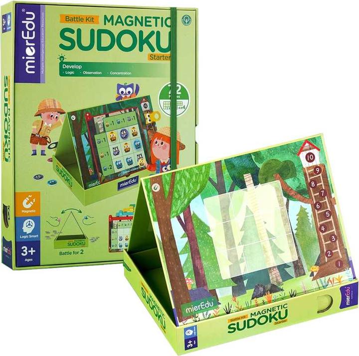 Image du produit mierEdu Jeu - Kit de bataille magnétique Sudoku (starter) - (ME332) (Allemand, Anglais, Français, Italien)