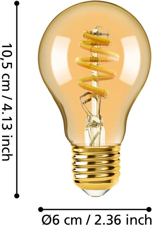 Image du produit EGLO Sources lumineuses (E27, 4.90 W, 360 lm, 1 x, G)