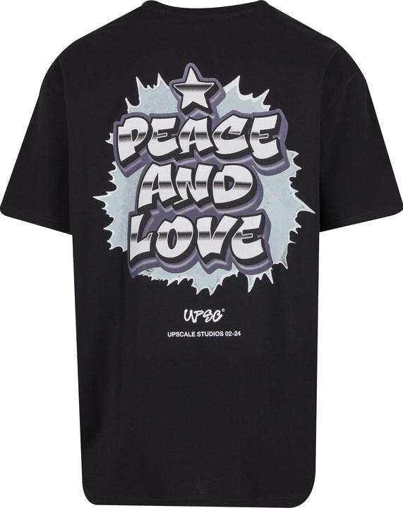 Actual product image Urban Classics Upscale Peace&Love Heavy Oversize Tee - 176629 (XXL)