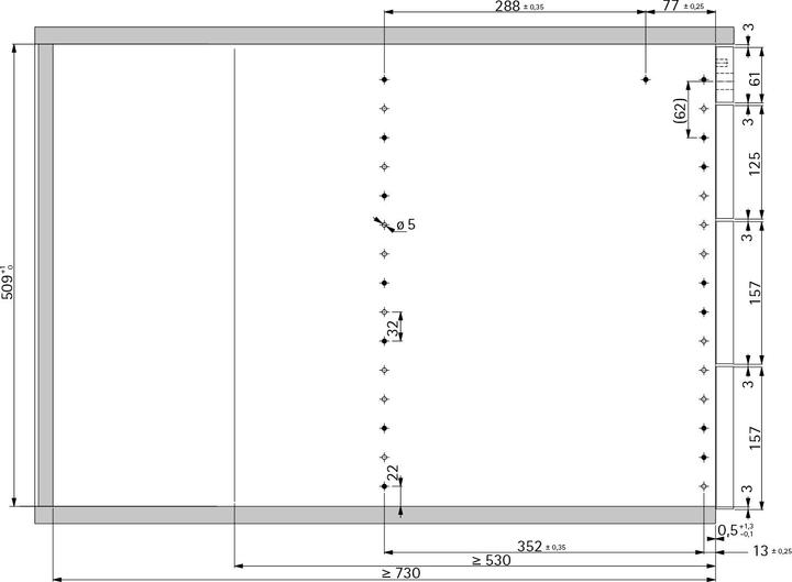 Produktbild Hettich Schreibtischcontainer-Set VAZ mit Silent System 1 HE + 2 HE + 2.5 HE + 2.5 HE