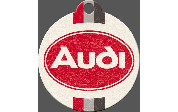 Image du produit Nostalgic-Art Merchandising Porte-clés Audi Logo Ø 4 cm, 1 pièce, Multicolore