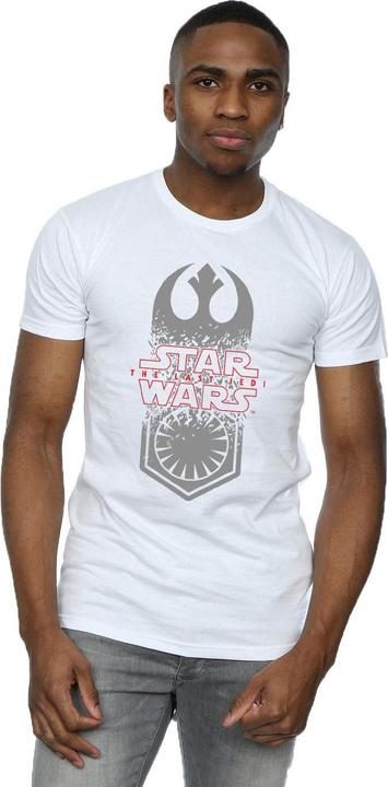 Actual product image Star Wars Mens The Last Jedi Symbol Crash T-Shirt (L)