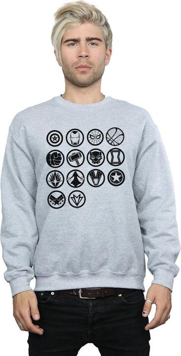 Immagine prodotto Felpa uomo Avengers Infinity War Icons Assemble in cotone (L)