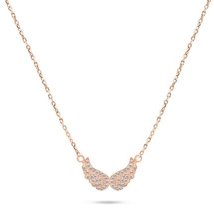 Immagine prodotto Brilio Argento - Delicata collana di ali d'angelo in bronzo NCL84R