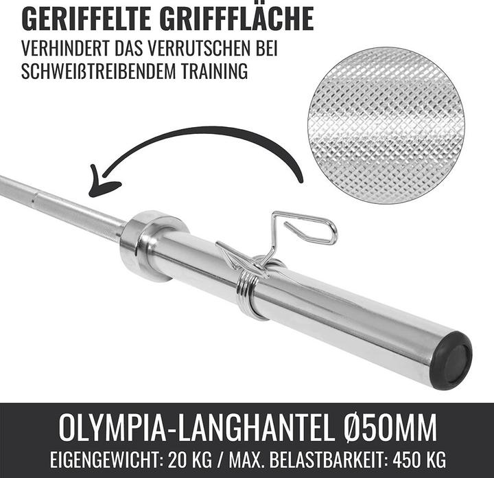 Actual product image Gorilla Sports Barbell bar