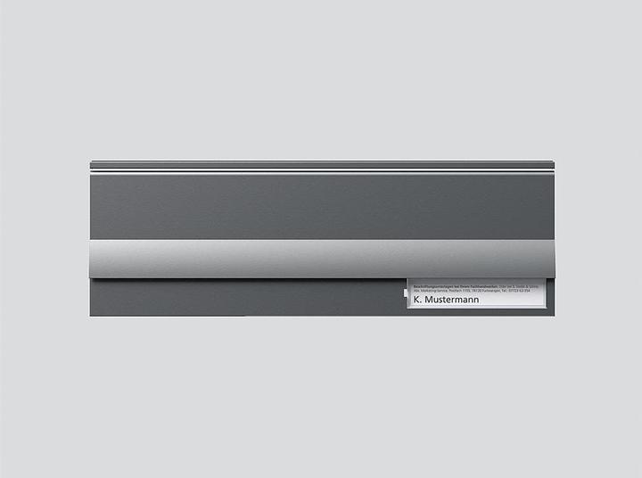 Produktbild Siedle S. & Soehne Briefeinwurfklappe BE 611-3/1-0 DG dunkelgrau-glimmer