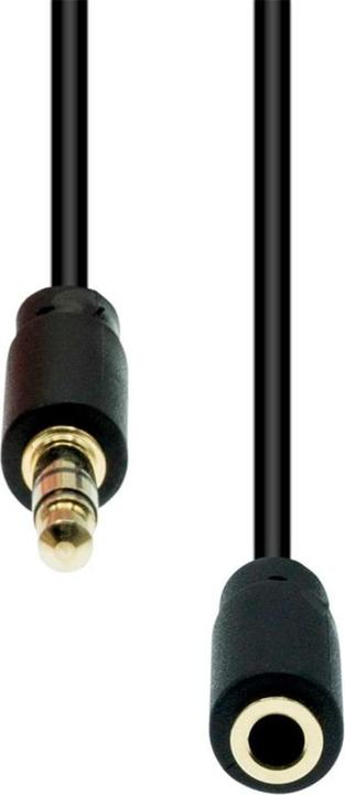 Produktbild ProXtend Mini-Jack 4-Pin Slim Extension Cable Black 2M (2 m)