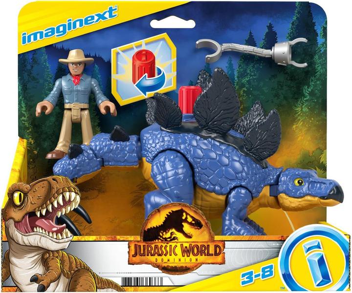 Produktbild Imaginext Stegosaurus & Dr. Grant