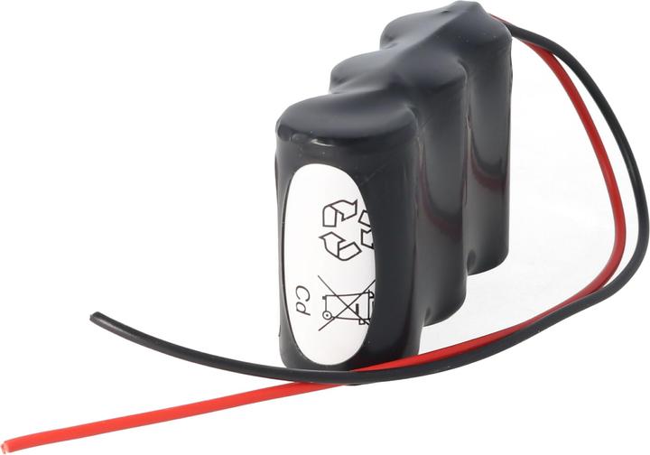 Image du produit XCell Batterie pour éclairage de secours 3,6 Volt 1800mAh Sub-C avec câble de connexion 200mm, dimensions (1 pcs, 1800 mAh, Batterie)