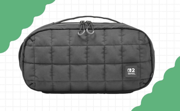 Produktbild HORI NSW2 Tasche gesteppt schwarz offiziell lizenziert (Switch 2, Switch OLED, Switch)