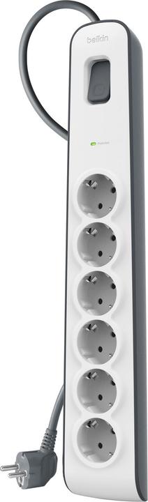 Image du produit Belkin Steckdosenleiste 6-fach 2 Meter Netzkabel BSV603vf2M-V2 (6 x, CEE 7/3, 2 m)