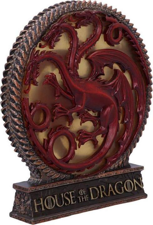 Immagine prodotto Nemesis Now Logo a luce LED della Casa del Drago 20 cm (20 x 18 x 4 cm)
