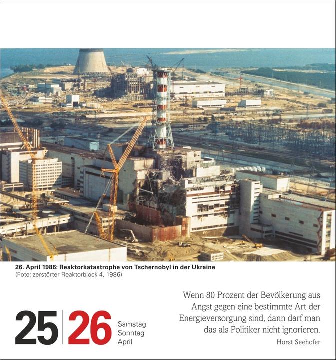 Produktbild Harenberg Chronik Tagesabreisskalender 2026 - Kulturkalender - Personen, Ereignisse, Schauplätze (Deutsch)