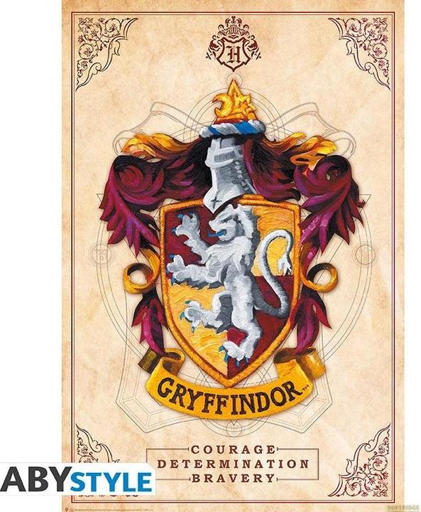 Actual product image ABYstyle Poster Harry Potter : Gryffindor (91.5x61) (ax2) (91.5 x 61 cm)
