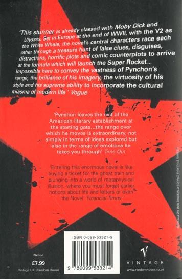 Actual product image Gravity's Rainbow (English, Thomas Pynchon, 1995)