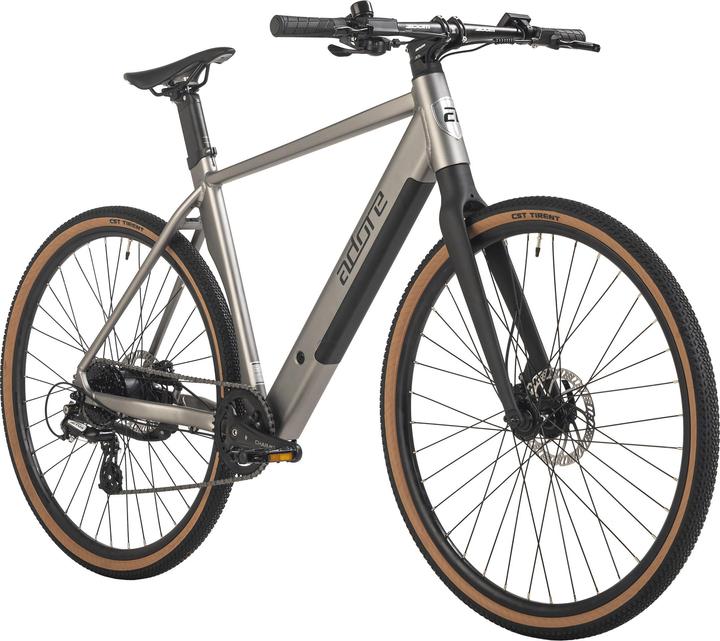 Actual product image Adore E-city bike 28" aluminium urban bike UBR-770 rear motor 30NM / 10Ah steel grey matt (52 cm)