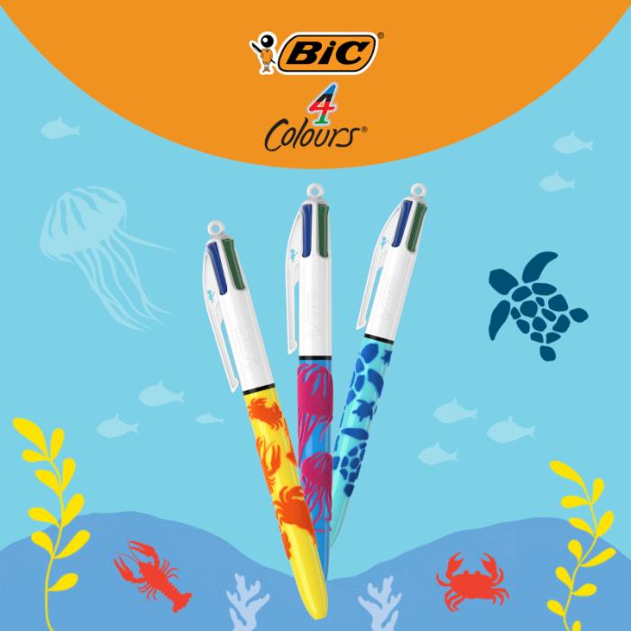 Produktbild Bic Stift 4 Farben Veloursmischung (Mehrfarbig, 1 x)