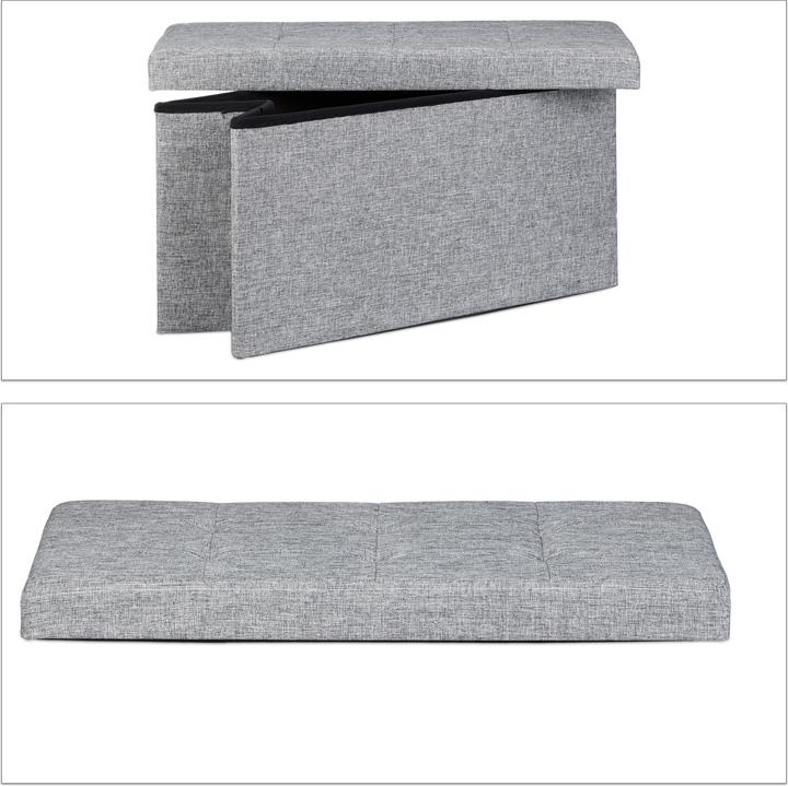 Produktbild Relaxdays Faltbare Sitzbank (38 cm)
