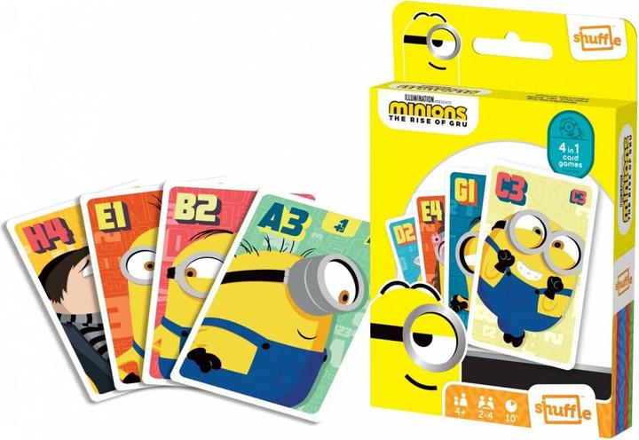 Image du produit Cartamundi Shuffle - Jeu de Cartes Minions 2 - 4 en 1