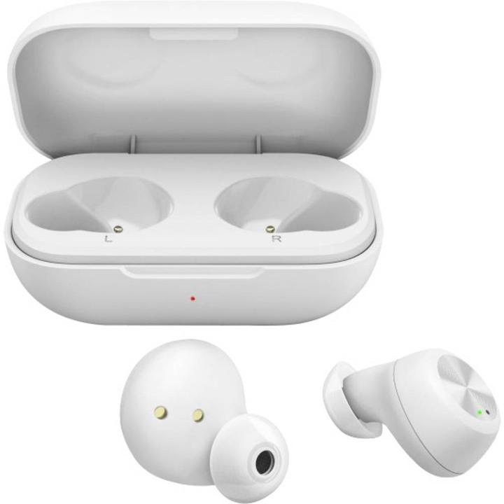 Actual product image Thomson WEAR7701W Bluetooth® Headphones, In-Ear, True Wireless, Microphone, White (4 h, Wireless)