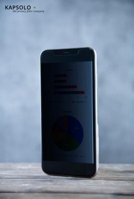 Produktbild Kapsolo KAP11393 - Smartphone - Rahmenloser Display-Privatsphärenfilter - Transparent - (20 Stück, CAT S61)