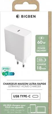 Immagine prodotto Bigben Caricatore da parete Big Ben Interactive BASECS60WCPDW 60W Bianco (60 W)