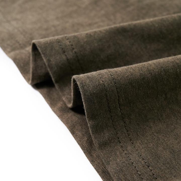 Actual product image VidaXL Children's long-sleeved shirt Khaki Melange 140,Material: 80 (140)