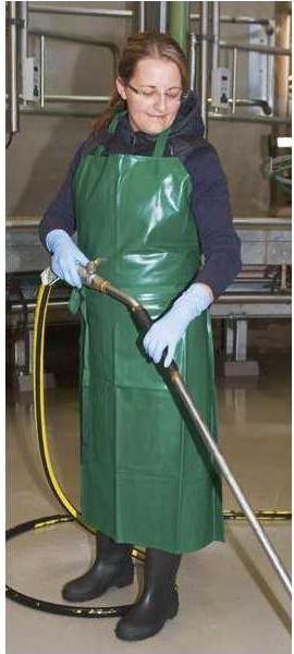 Actual product image Kerbl Washing Apron, Agriculture House Yard Waterproof, Green 120x80