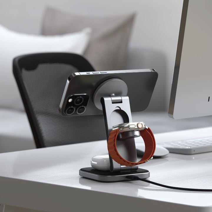 Image du produit Satechi Stand mobile 3 en 1 (15 W)