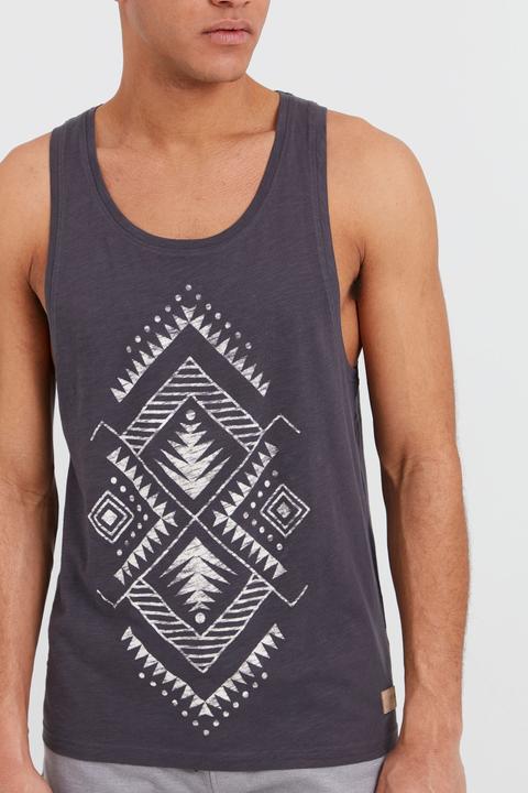 Actual product image Solid Isaak Men's Tank Top (S)