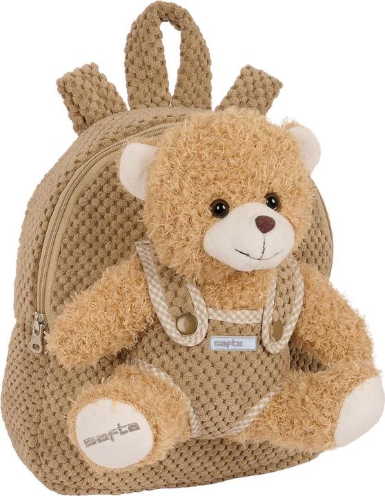 Safta Kinderrucksack Plüschbär Braun 23 x 27 x 7,5 cm