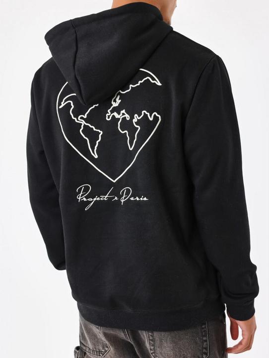 Produktbild Project X Paris herz-welt kapuzenpullover (M)