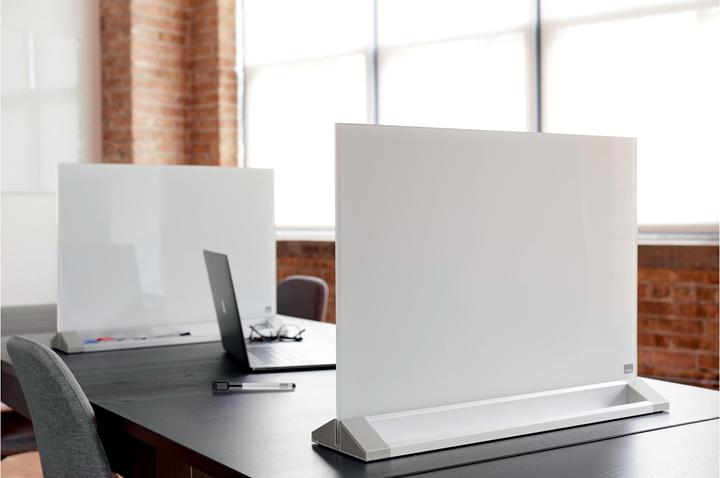 Actual product image Nobo Desktop Board magnetic 1905265 white brilliant (60 x 43 cm)