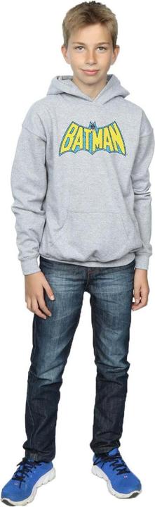 Image du produit - Sweat à capuche BATMAN CRACKLE LOGO - Garçon (152, 158)