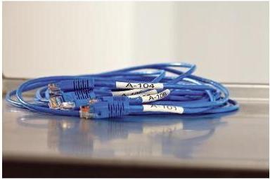 Actual product image Dymo Rhino heat shrink tubing (0.90 cm, White)