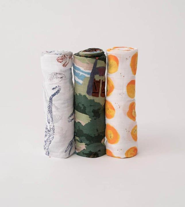 Actual product image little unicorn Swaddle 3 Pack (120 cm, 120 cm)