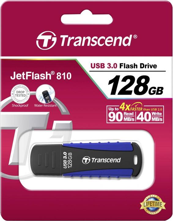 Image du produit Transcend JetFlash 810 (128 Go, USB-A)