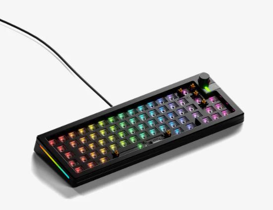 Produktbild Glorious GMMK 3 PRO 65% Barebones Wired Black - ISO (DE, Kabelgebunden)