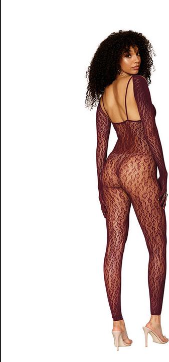 Produktbild Dreamgirl Catsuit Bodystocking and Shrug DiamondOne Size (One Size)