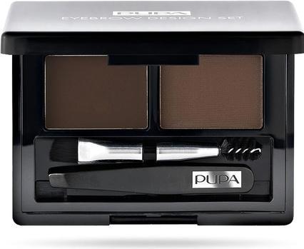 Image du produit Pupa Milano Eyebrow Desing Set Dark Brown (Brun foncé)