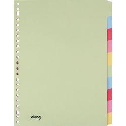 Produktbild Viking Standard Blanko Register DIN A4 Farbig sortiert Mehrfarbig