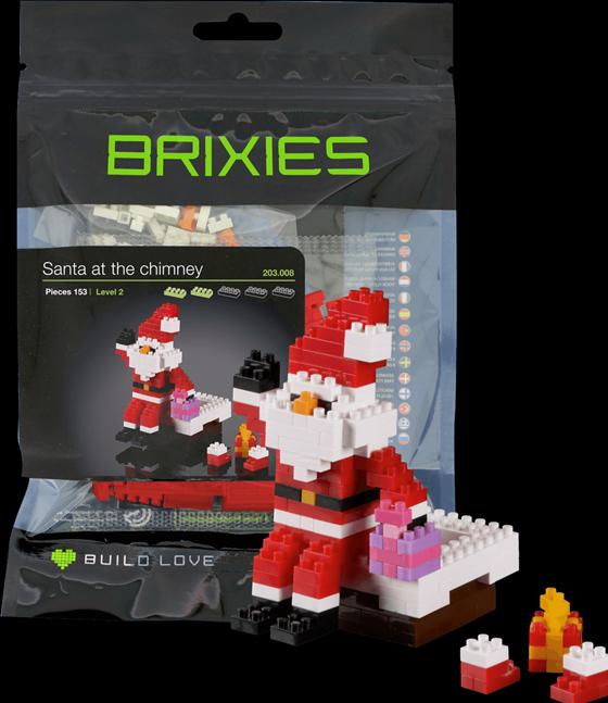 Immagine prodotto Brixies Babbo Natale sul camino