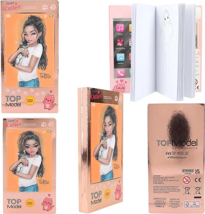 Image du produit Depesche TOPModel - Mini livre de coloriage avec son - 1 pièce