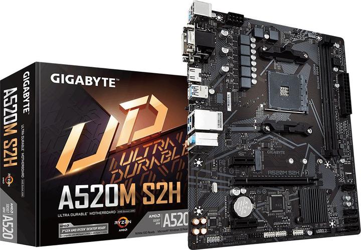Gigabyte A520M S2H (AM4, AMD A520, mATX)