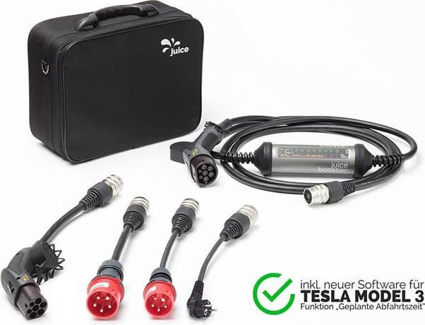 Immagine prodotto Juice Technology Juice Booster 2 UE Traveller Set Plus (Tipo 2, 22 kW, 32 A, Tipo 2, CEE16 rosso, CEE32 rosso, CEE 7/7)